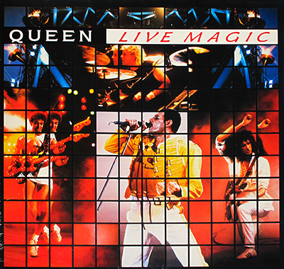 QUEEN - Live Magic album front cover vinyl record